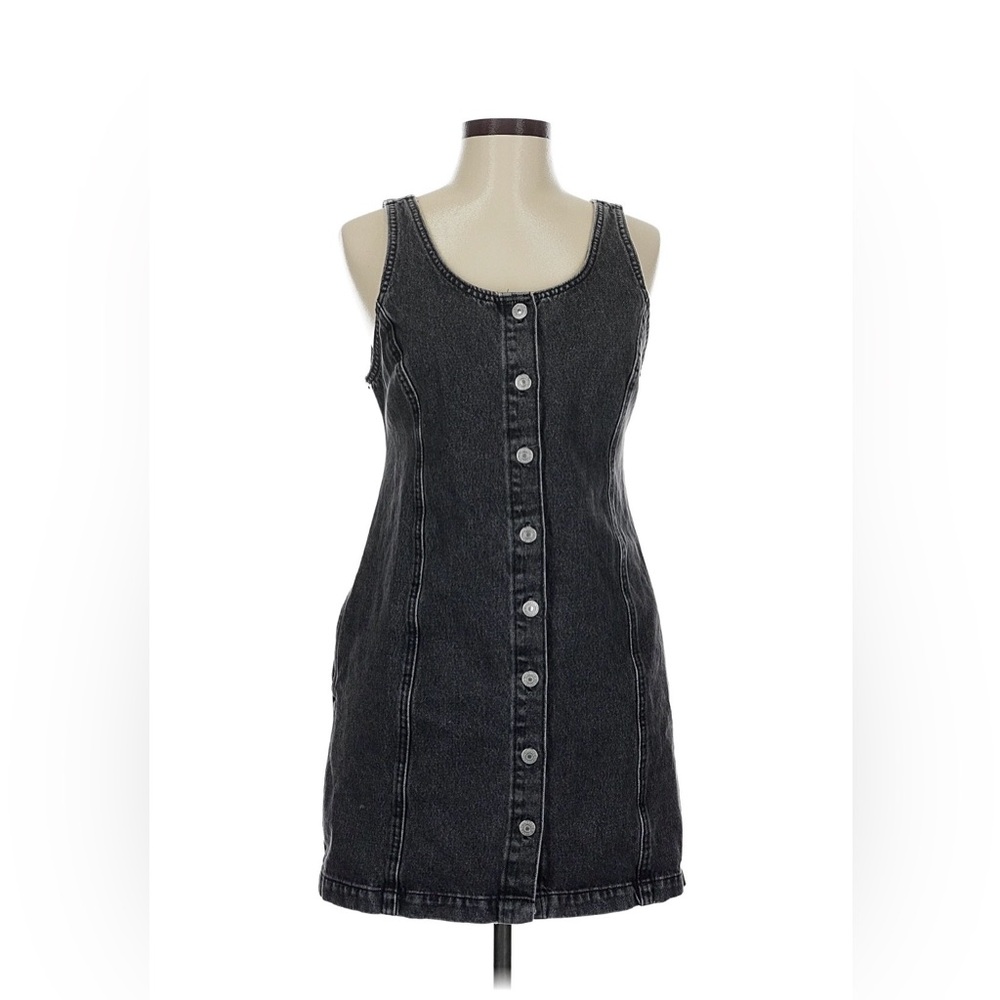 Levi's Charcoal Denim Sleeveless Mini Dress
